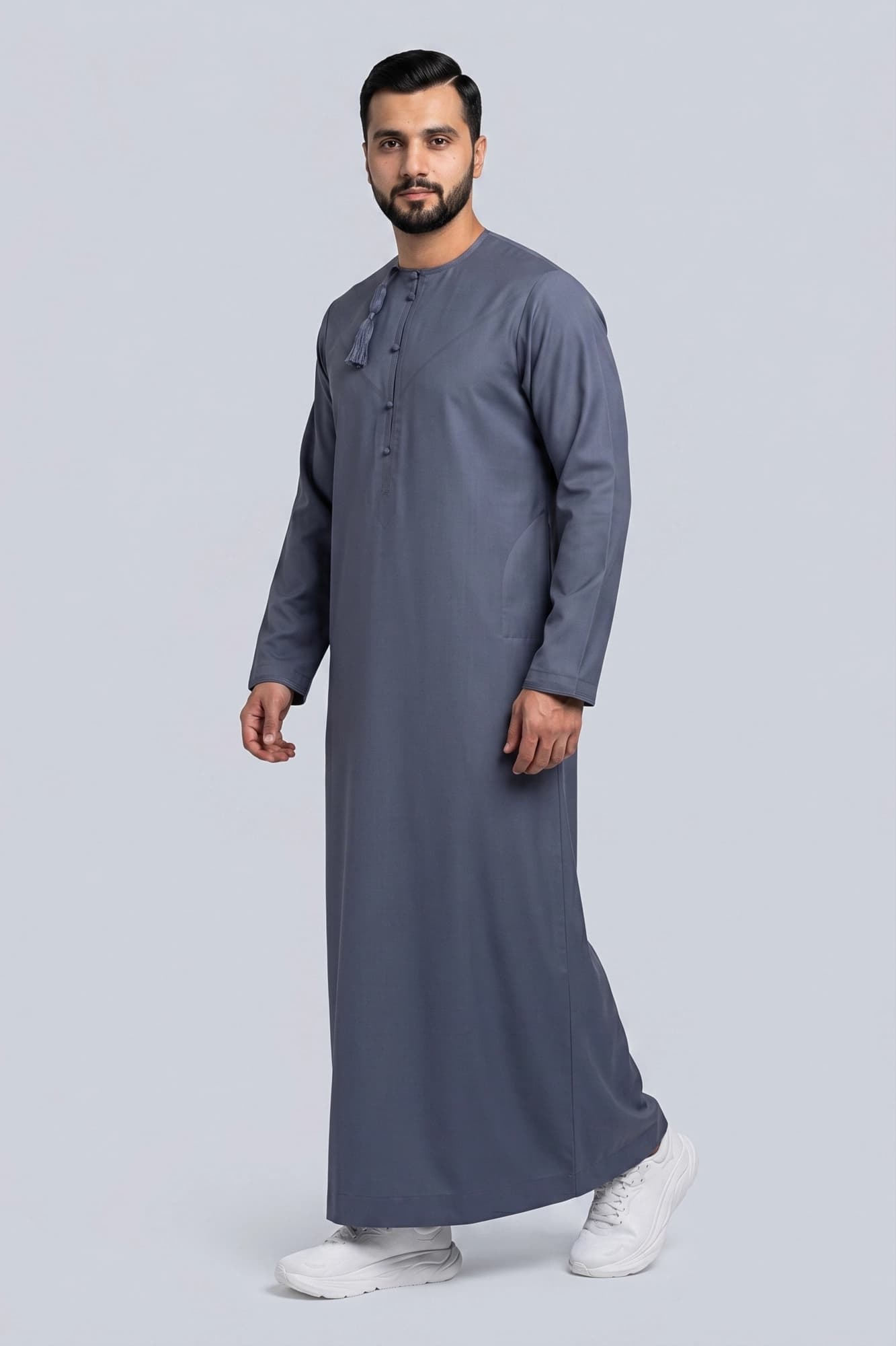 Dark Heather Omani Thobe