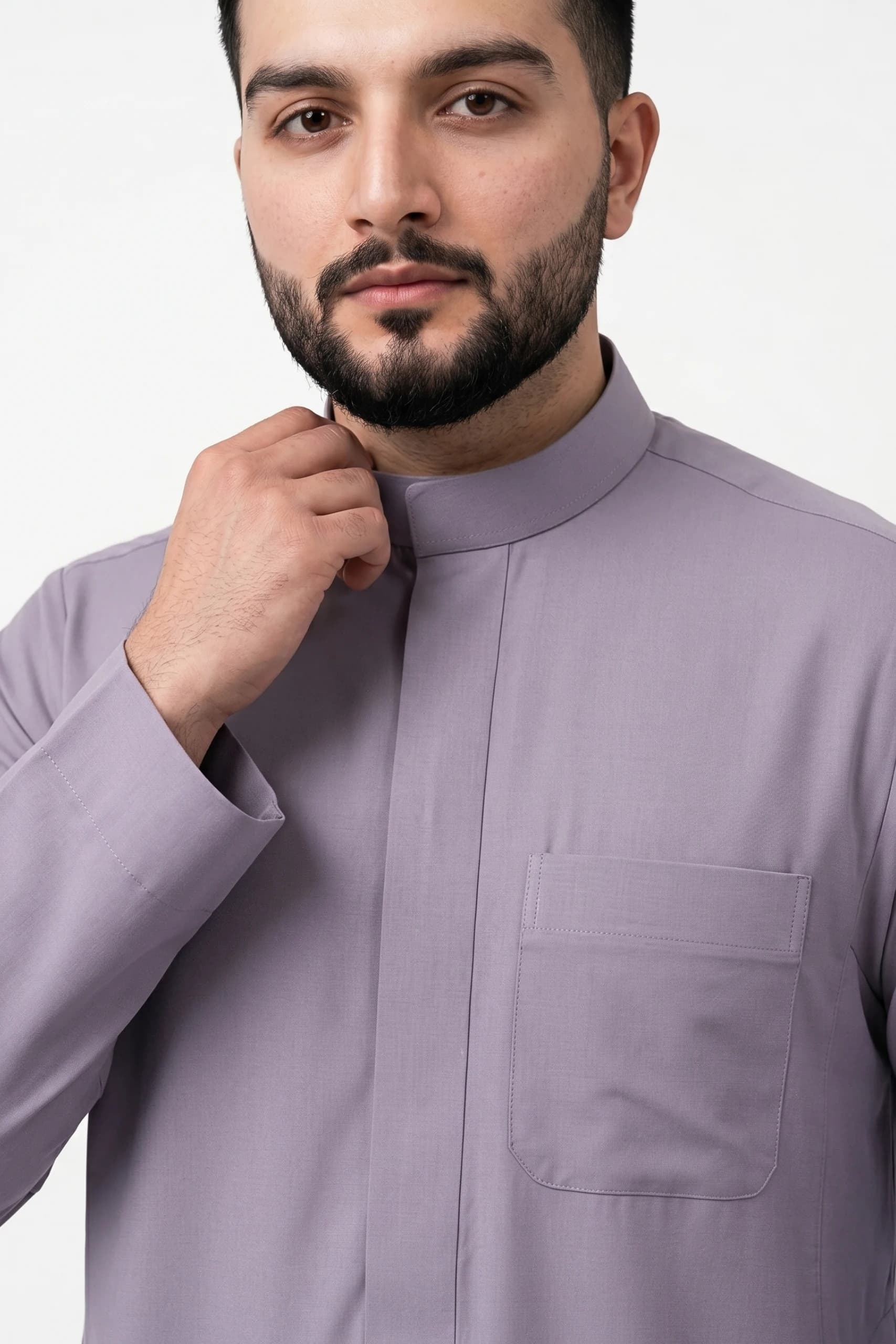 Dusty Amethyst Saudi Thobe