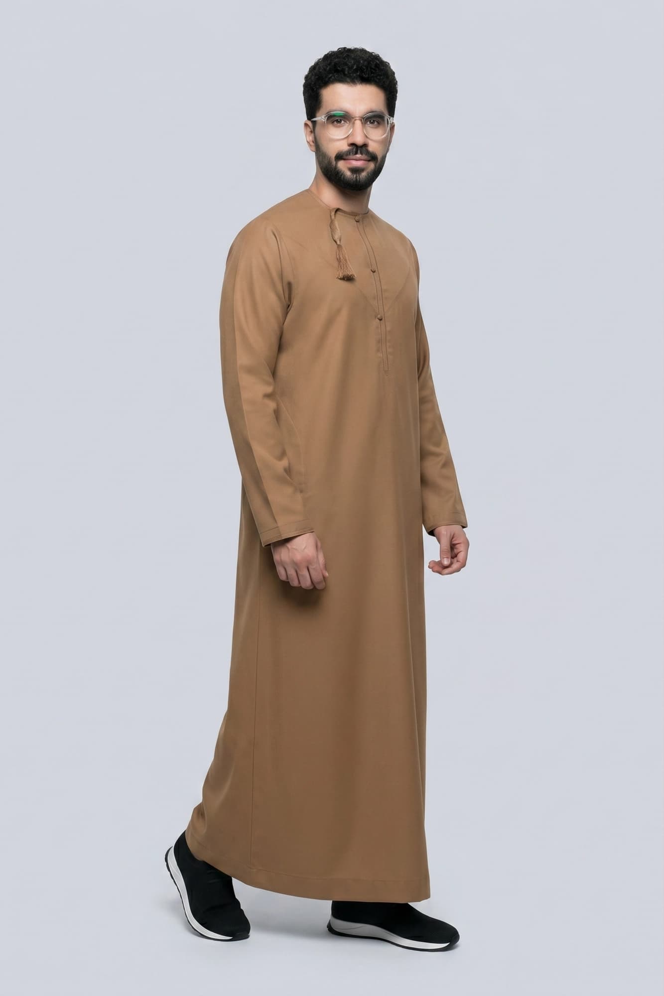 Honey Brown Omani Thobe