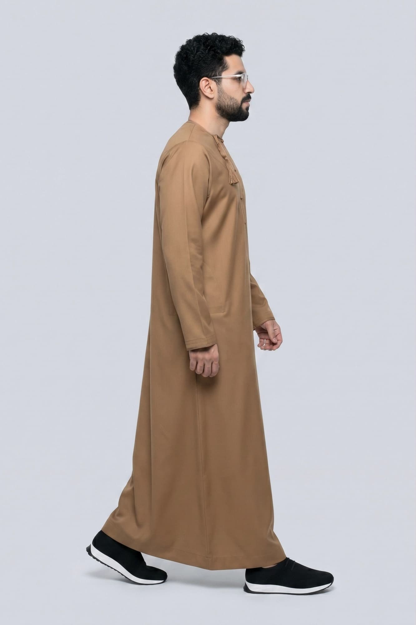 Honey Brown Omani Thobe