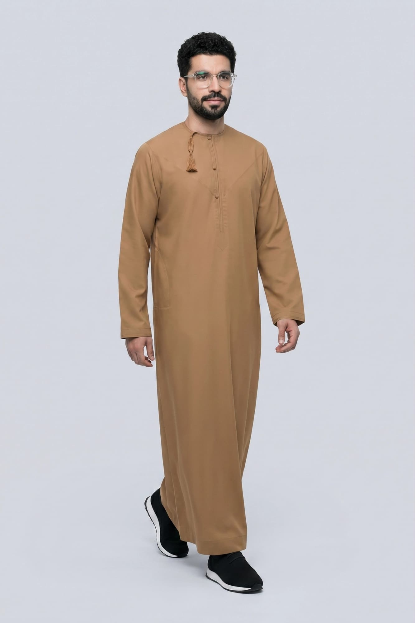 Honey Brown Omani Thobe