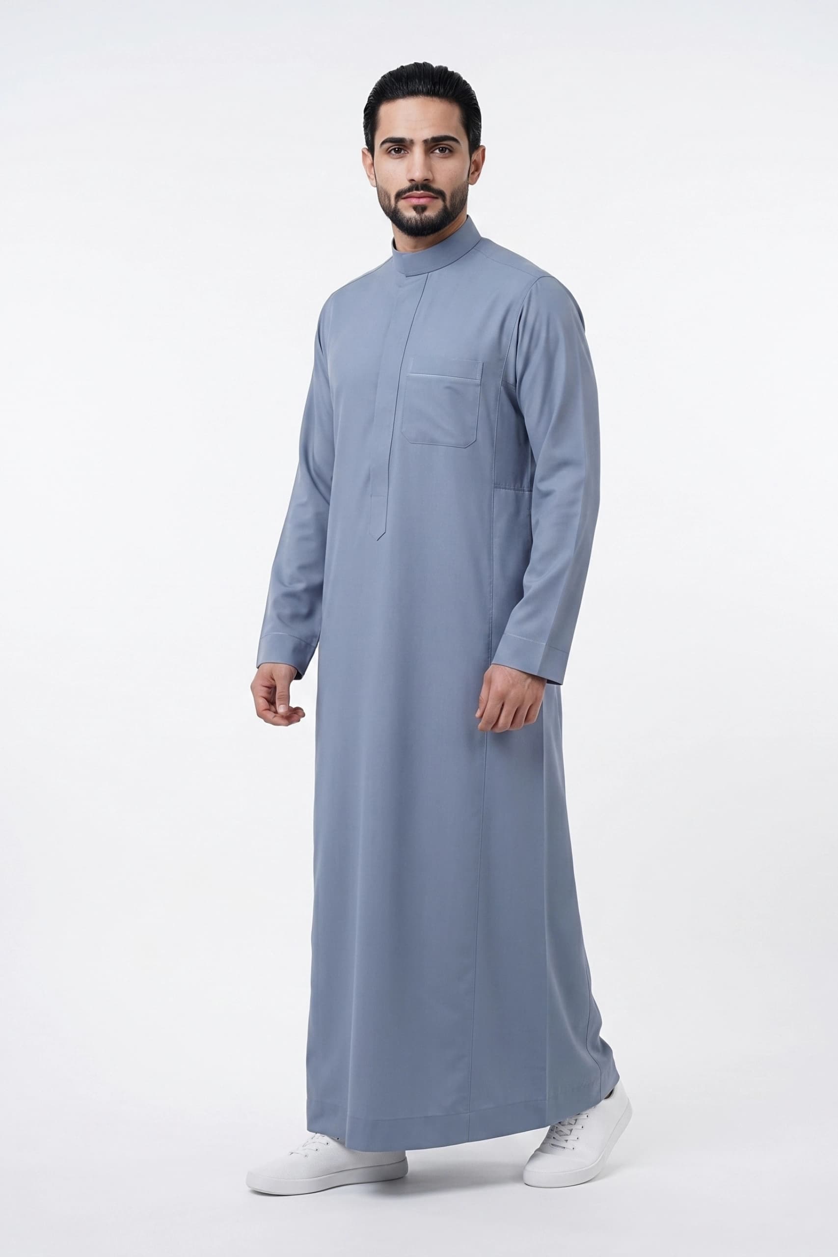 Ice Periwinkle Saudi Thobe