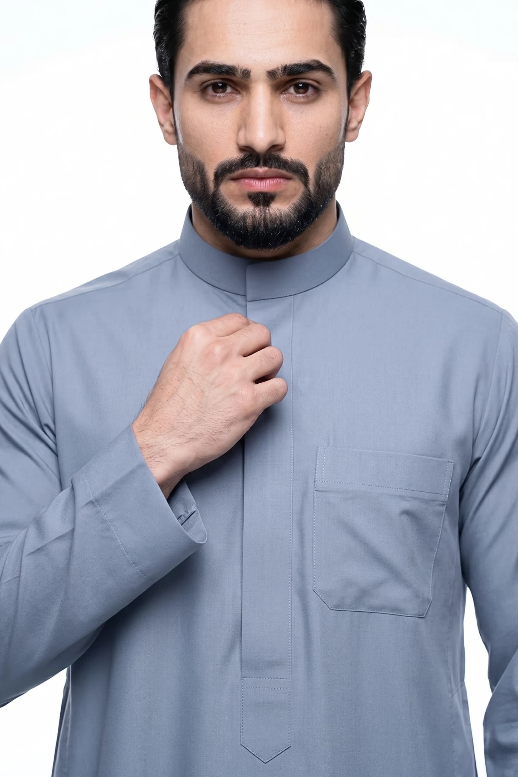 Ice Periwinkle Saudi Thobe