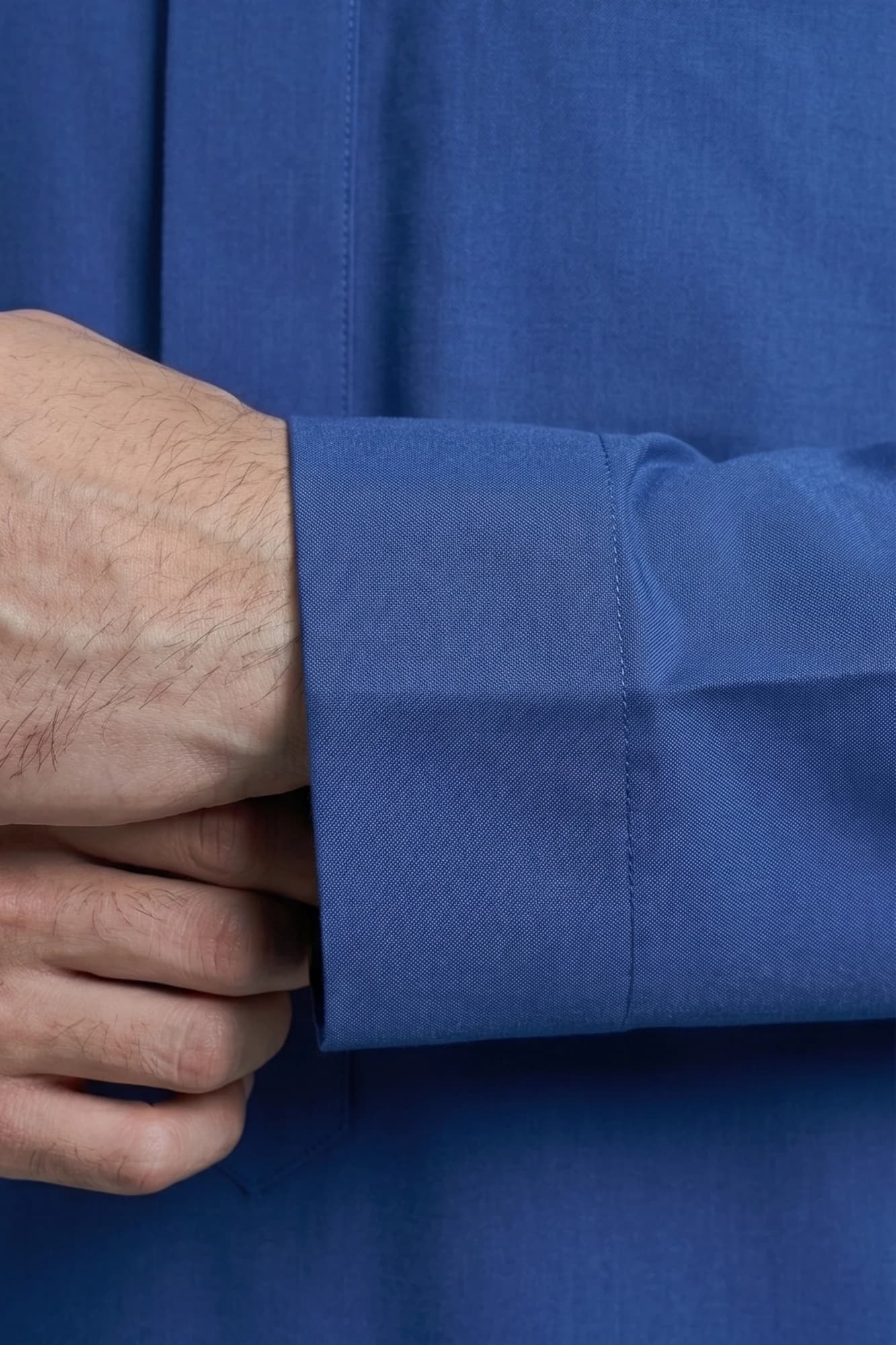 Istanbul Blue Saudi Thobe - China Wool
