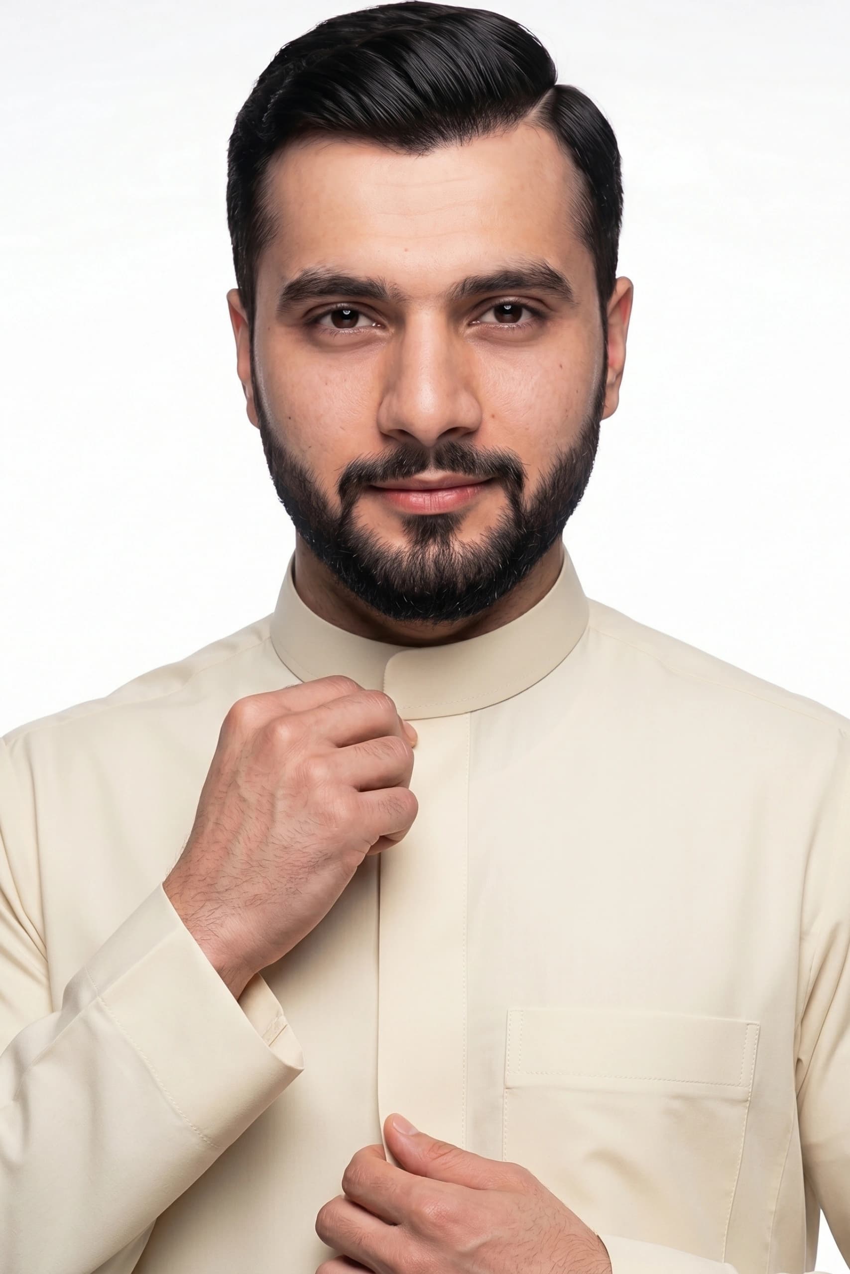 Luxury Cream Saudi Thobe
