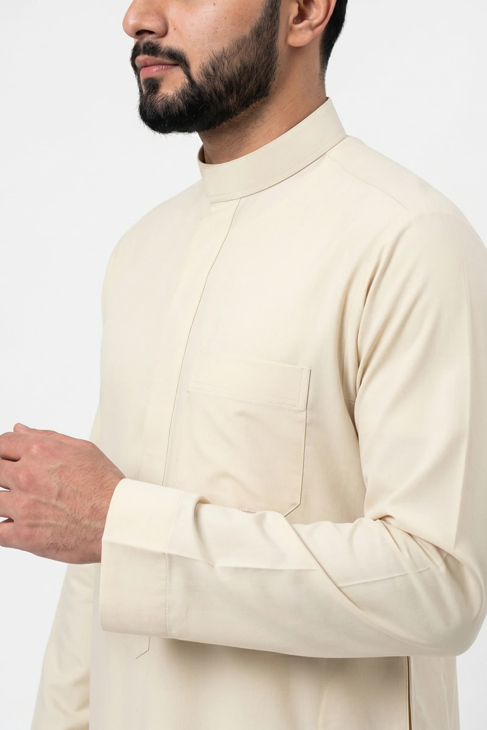 Luxury Cream Saudi Thobe