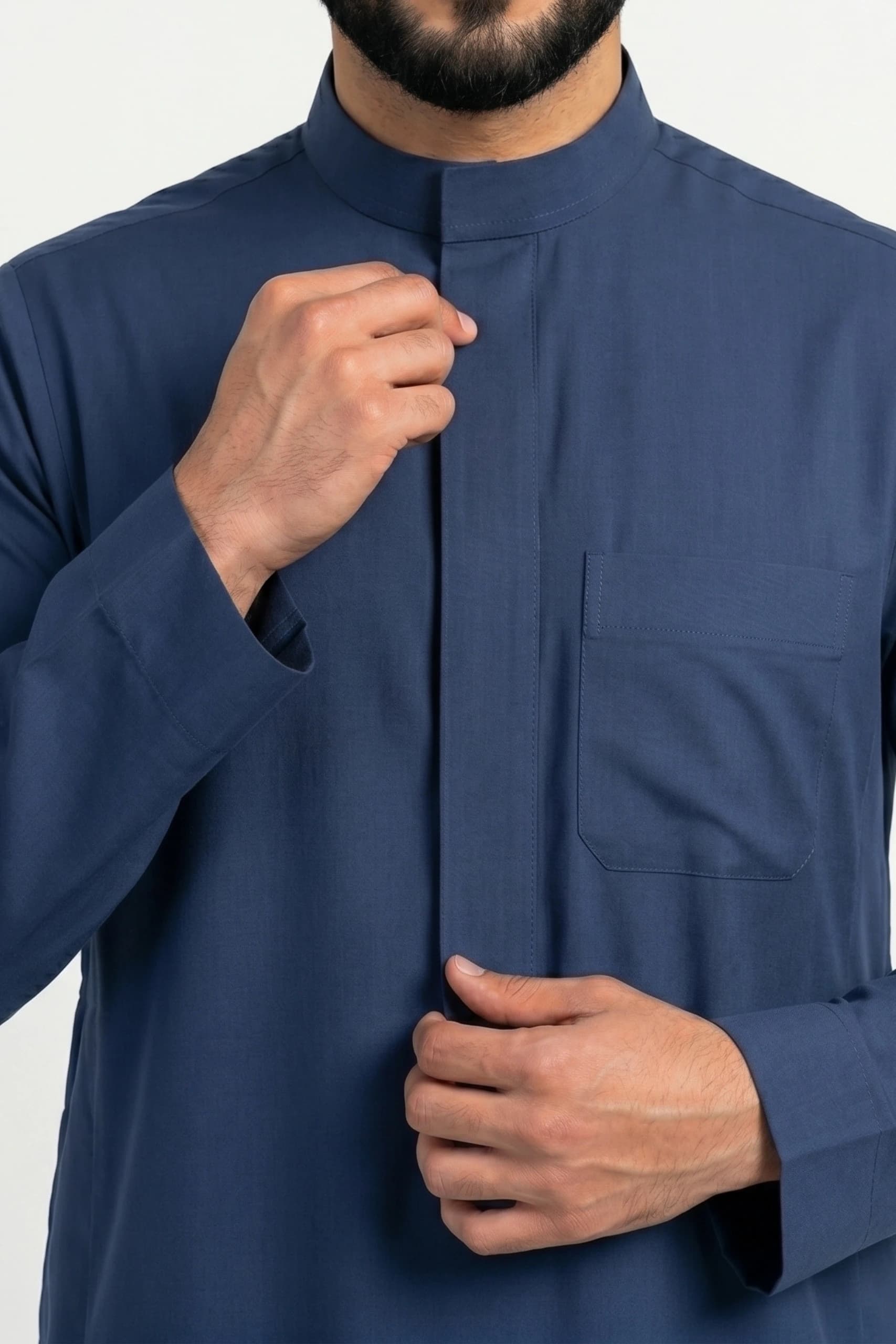 Midnight Navy Saudi Thobe