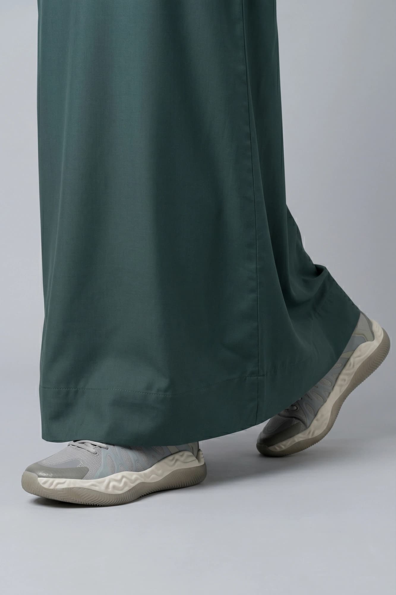 Mineral Green Qatari Thobe - Spun Polyester