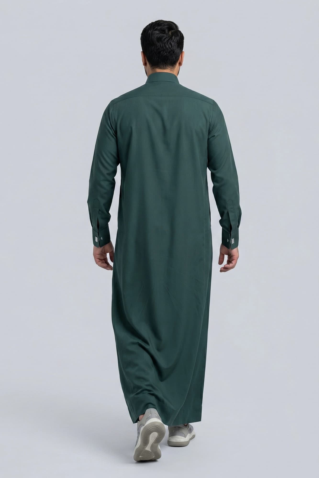 Mineral Green Qatari Thobe - Spun Polyester