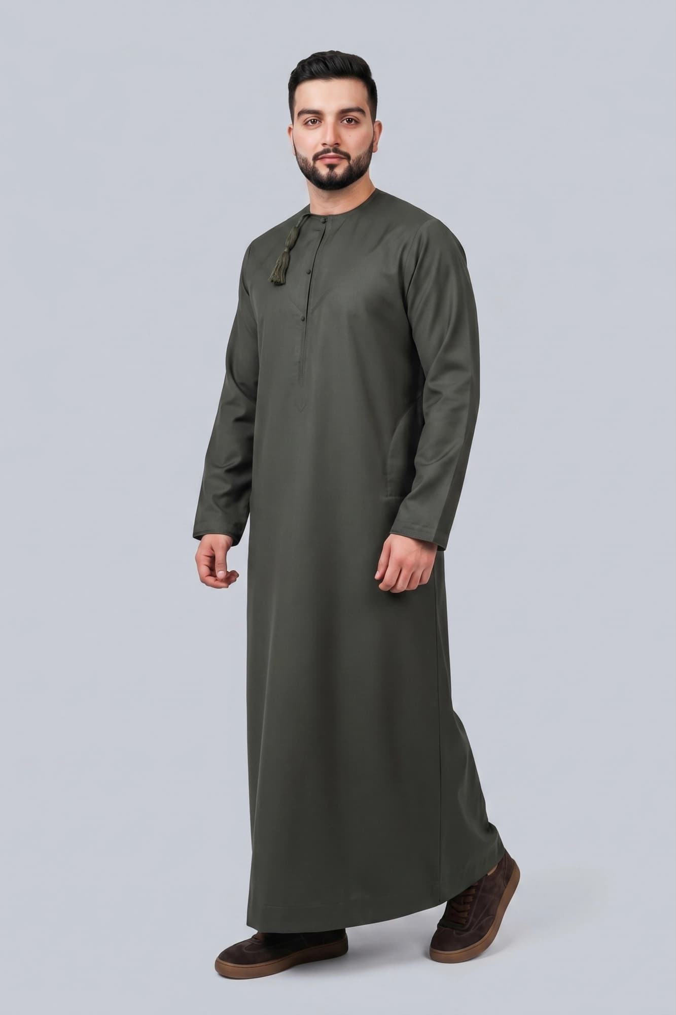 Moss Bronze Omani Thobe