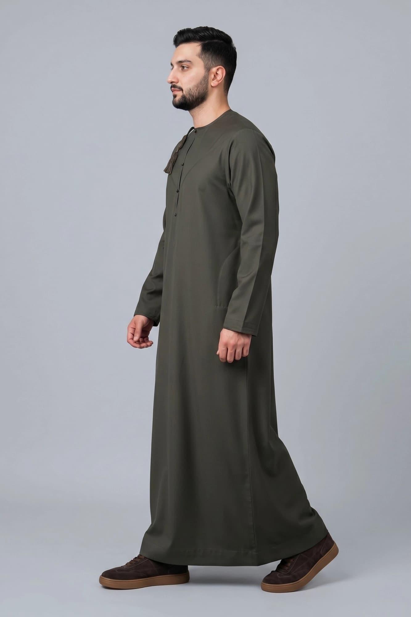Moss Bronze Omani Thobe