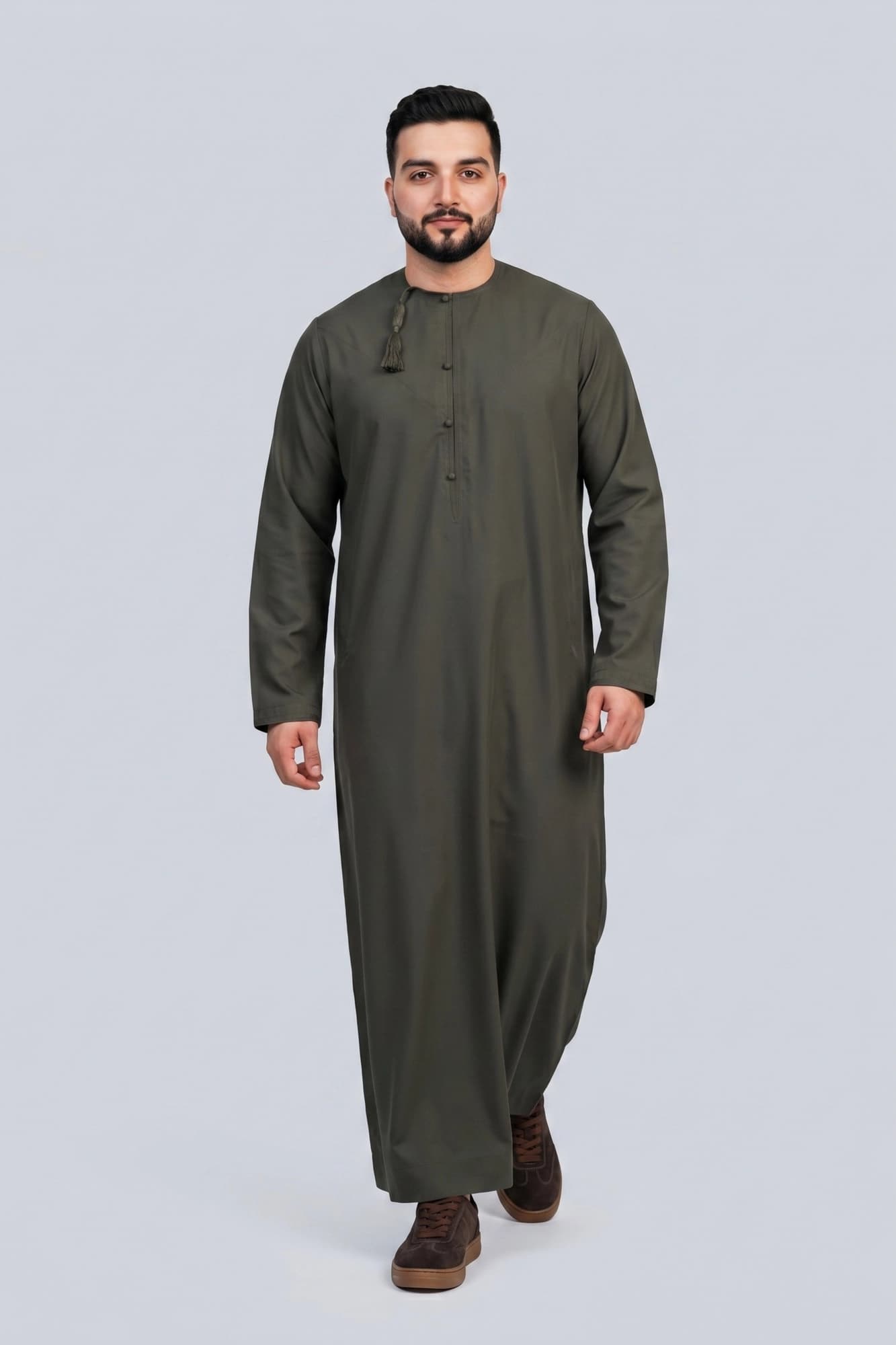 Moss Bronze Omani Thobe