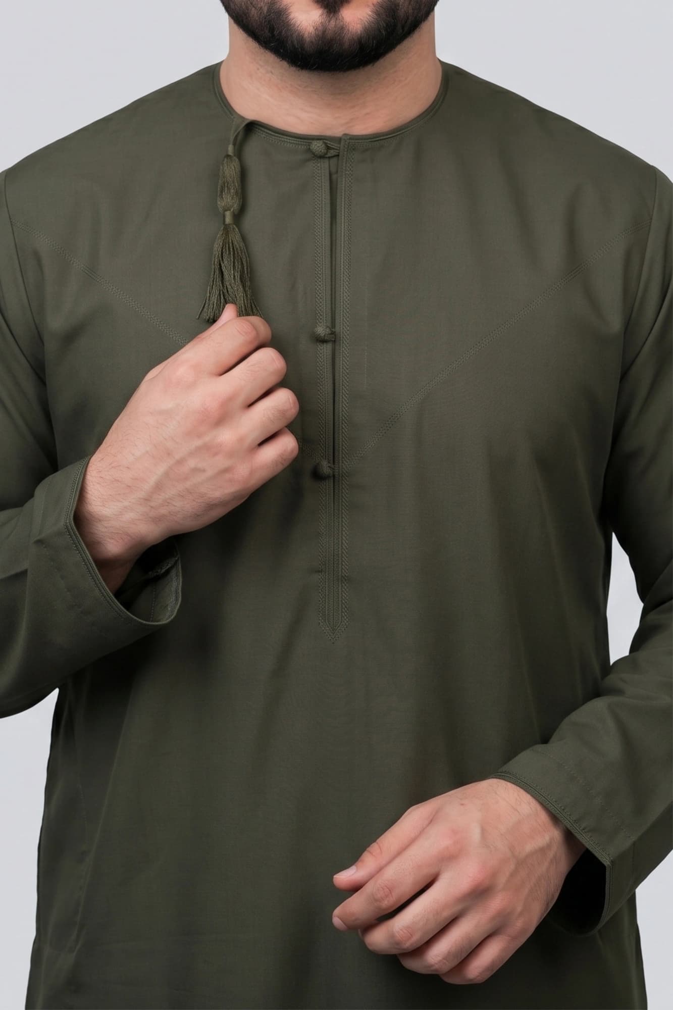 Moss Bronze Omani Thobe