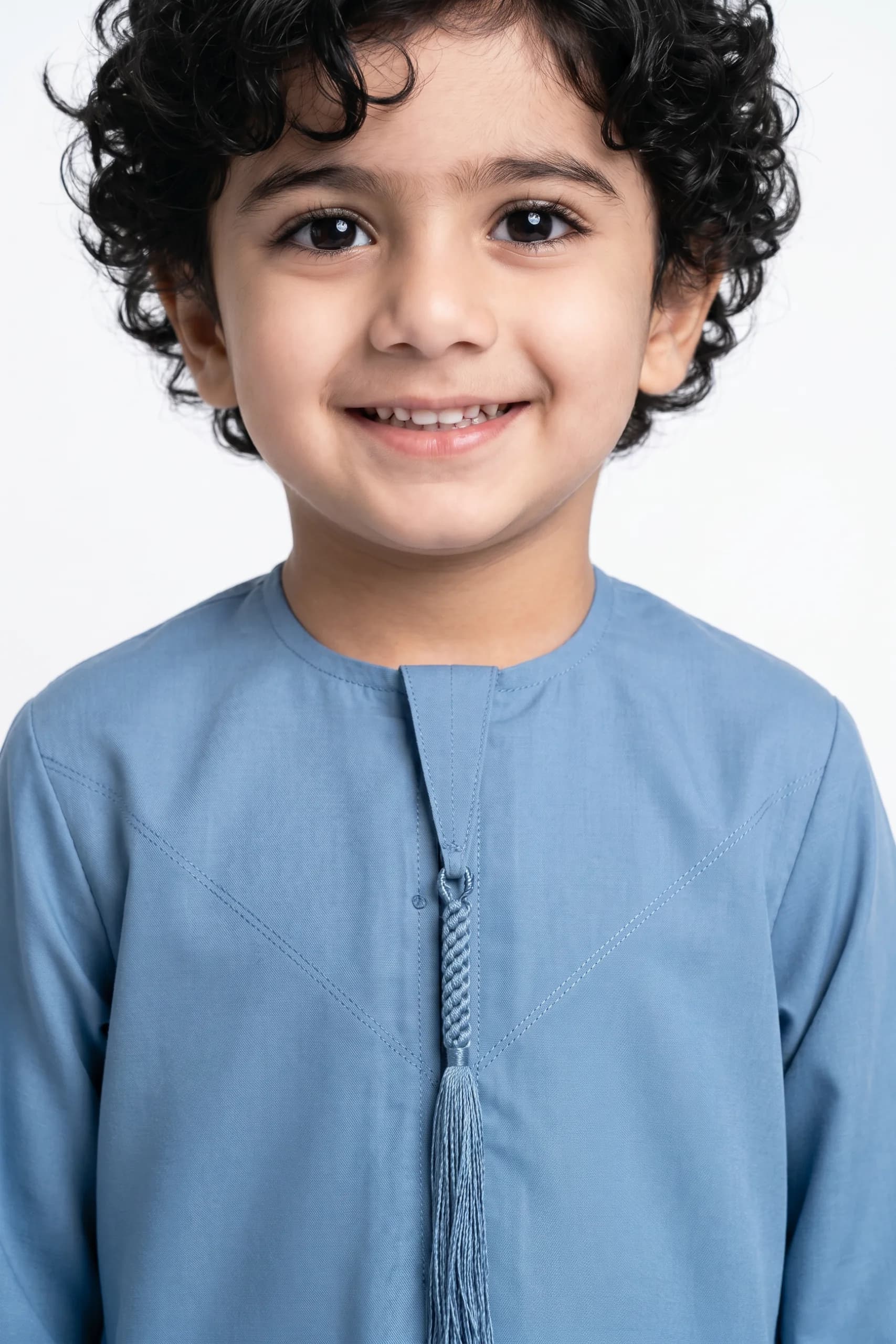 Muted Denim Kids Thobe