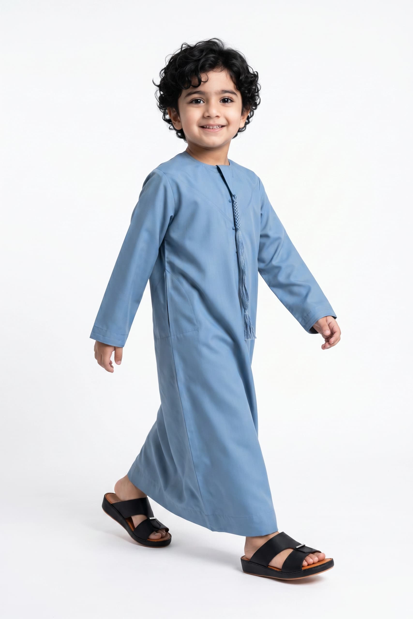 Muted Denim Kids Thobe