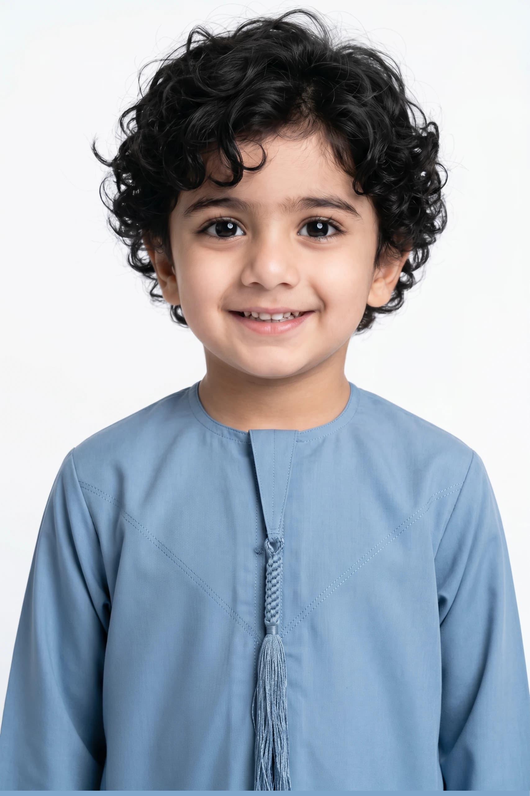 Muted Denim Kids Thobe