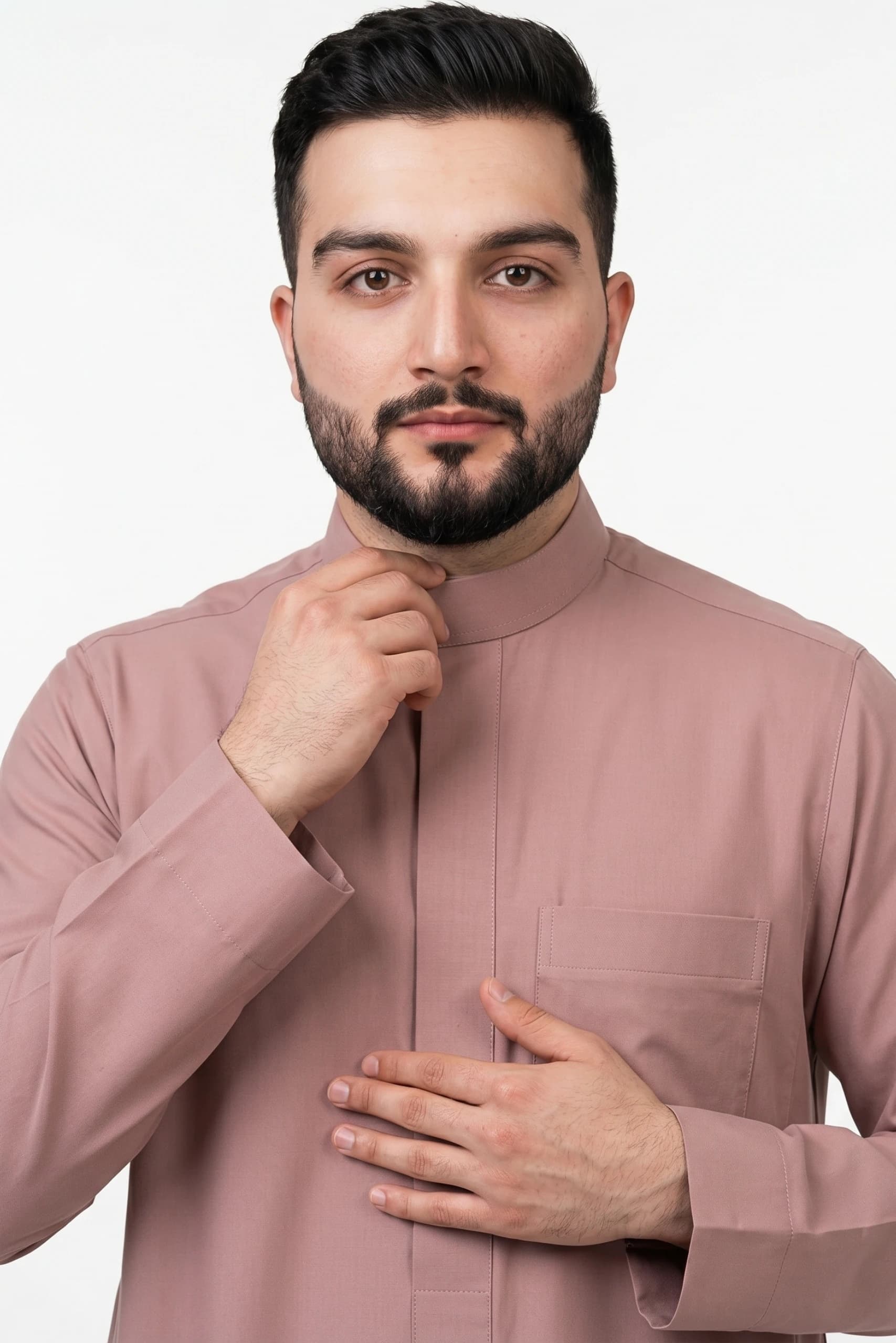 Muted Rose Saudi Thobe