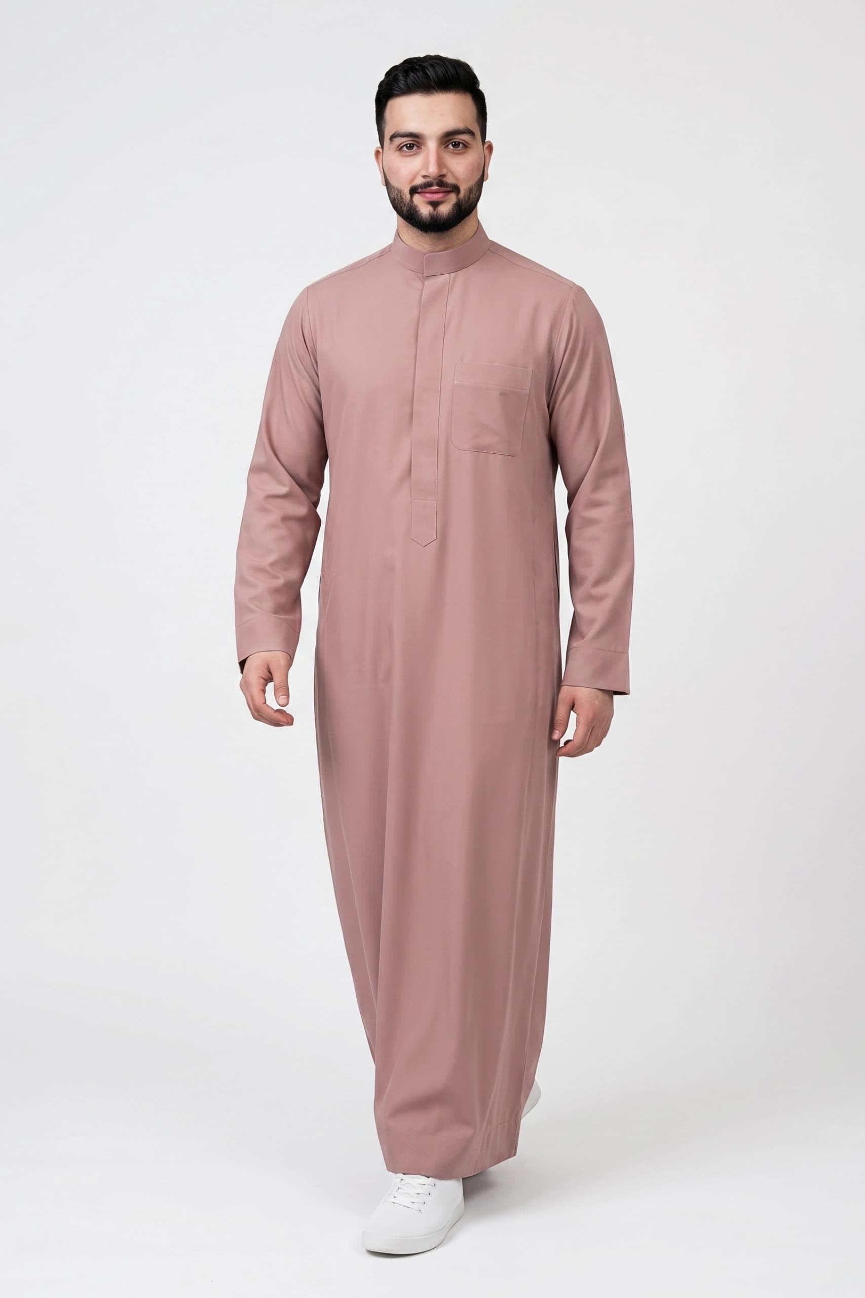Muted Rose Saudi Thobe