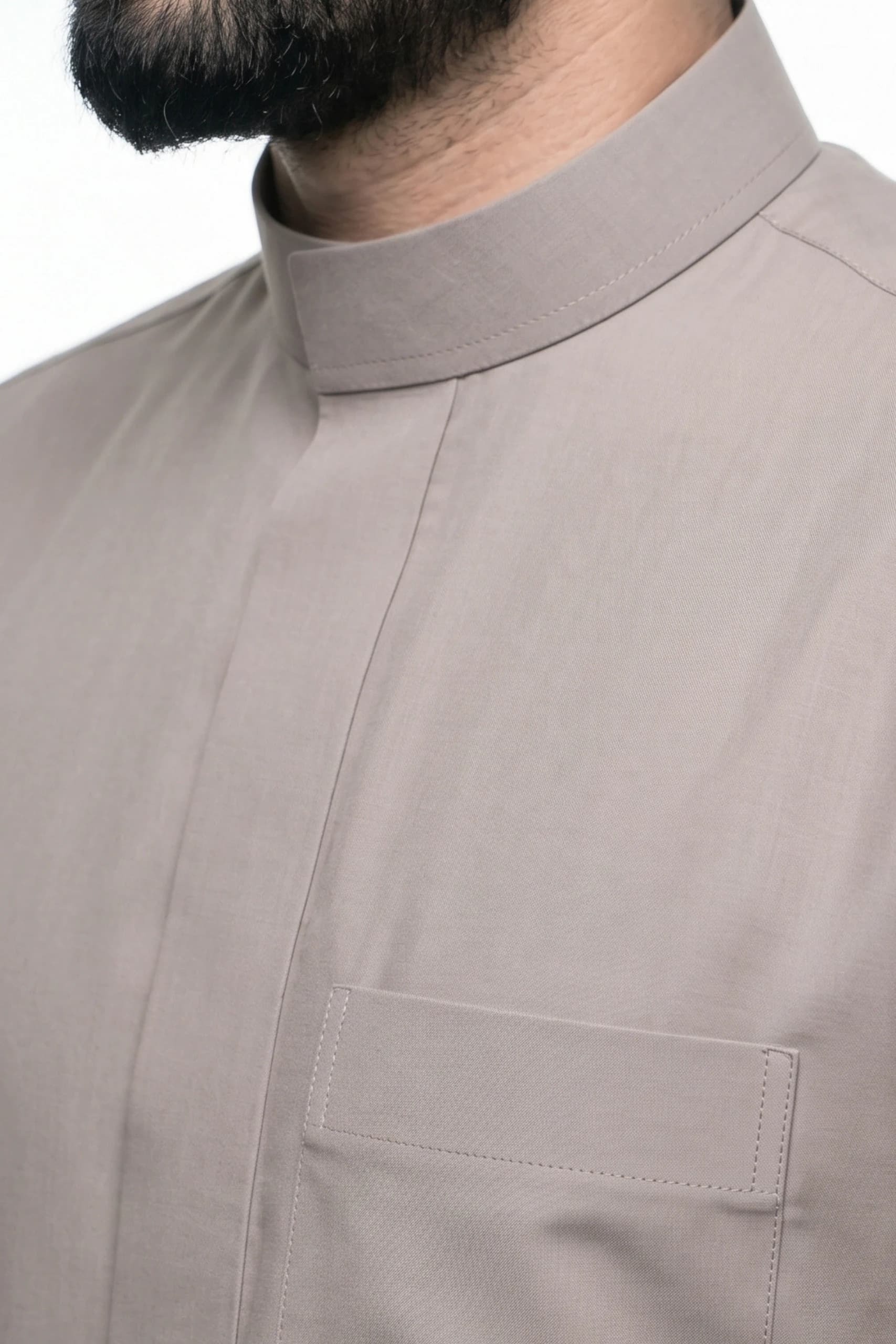 Muted Taupe Saudi Thobe
