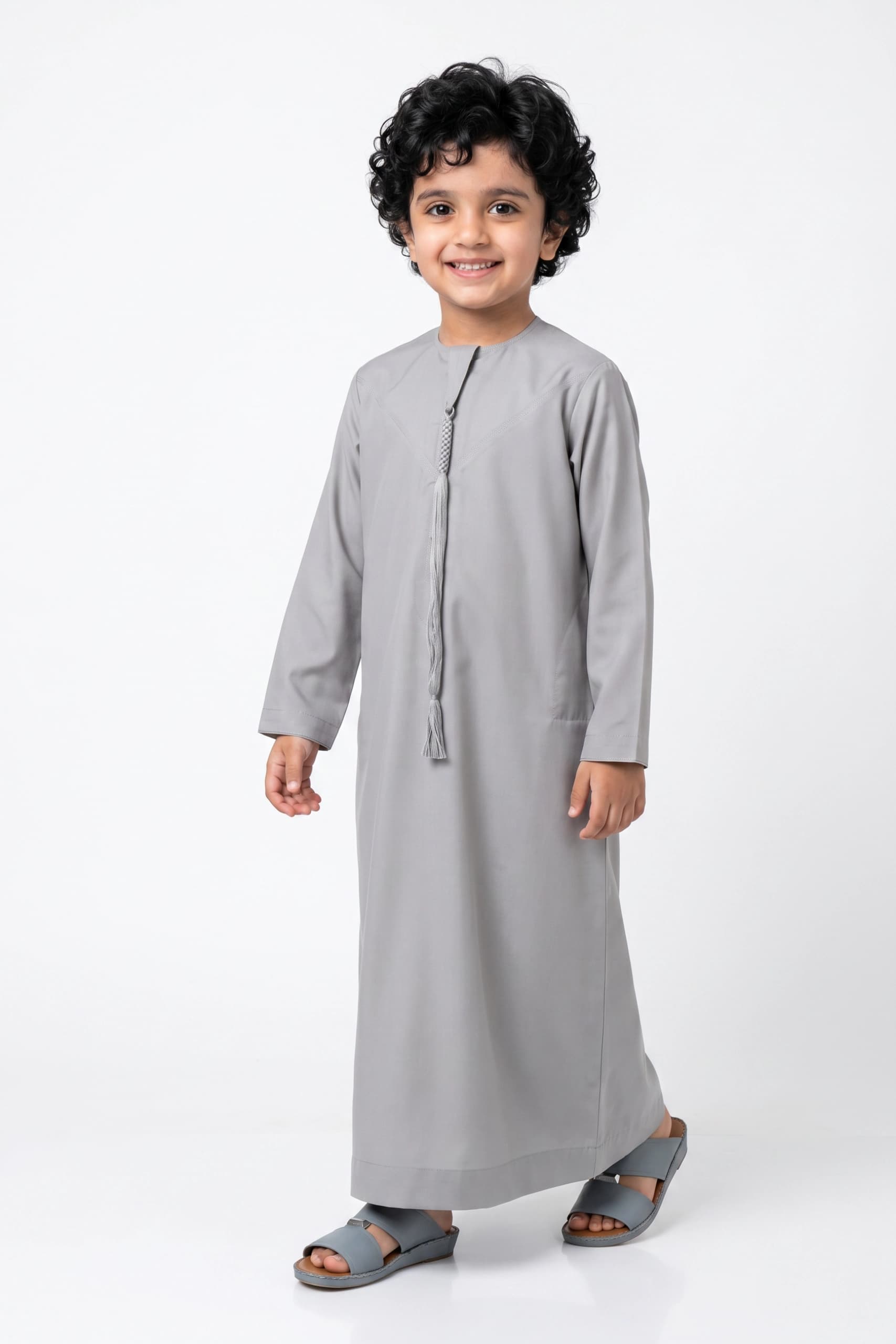 Neutral Stone Kids Thobe