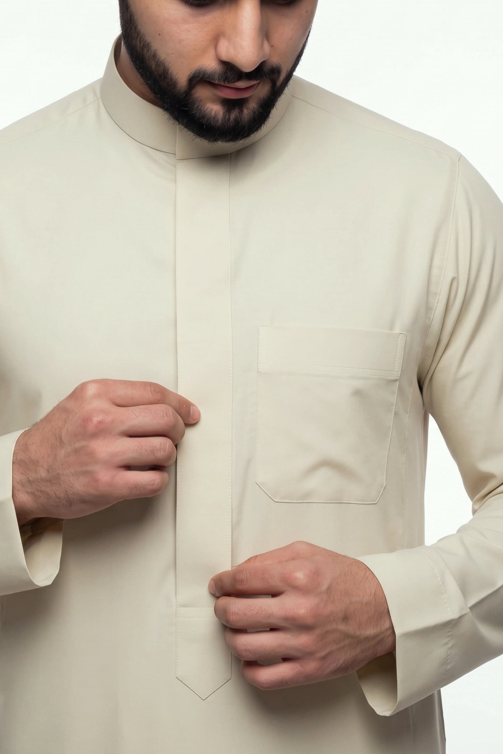 Pale Lemon Saudi Thobe