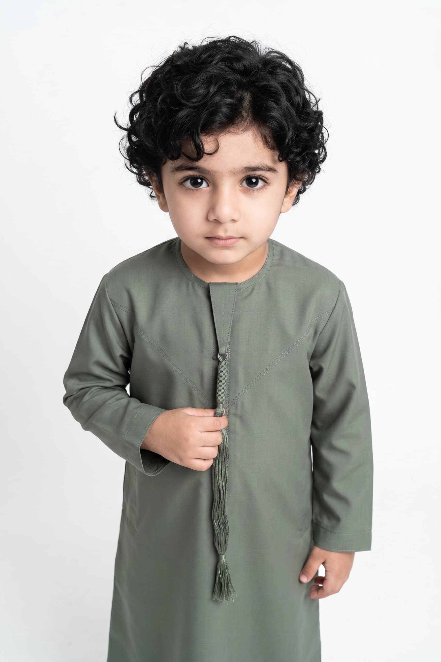 Sage Green Kids Thobe