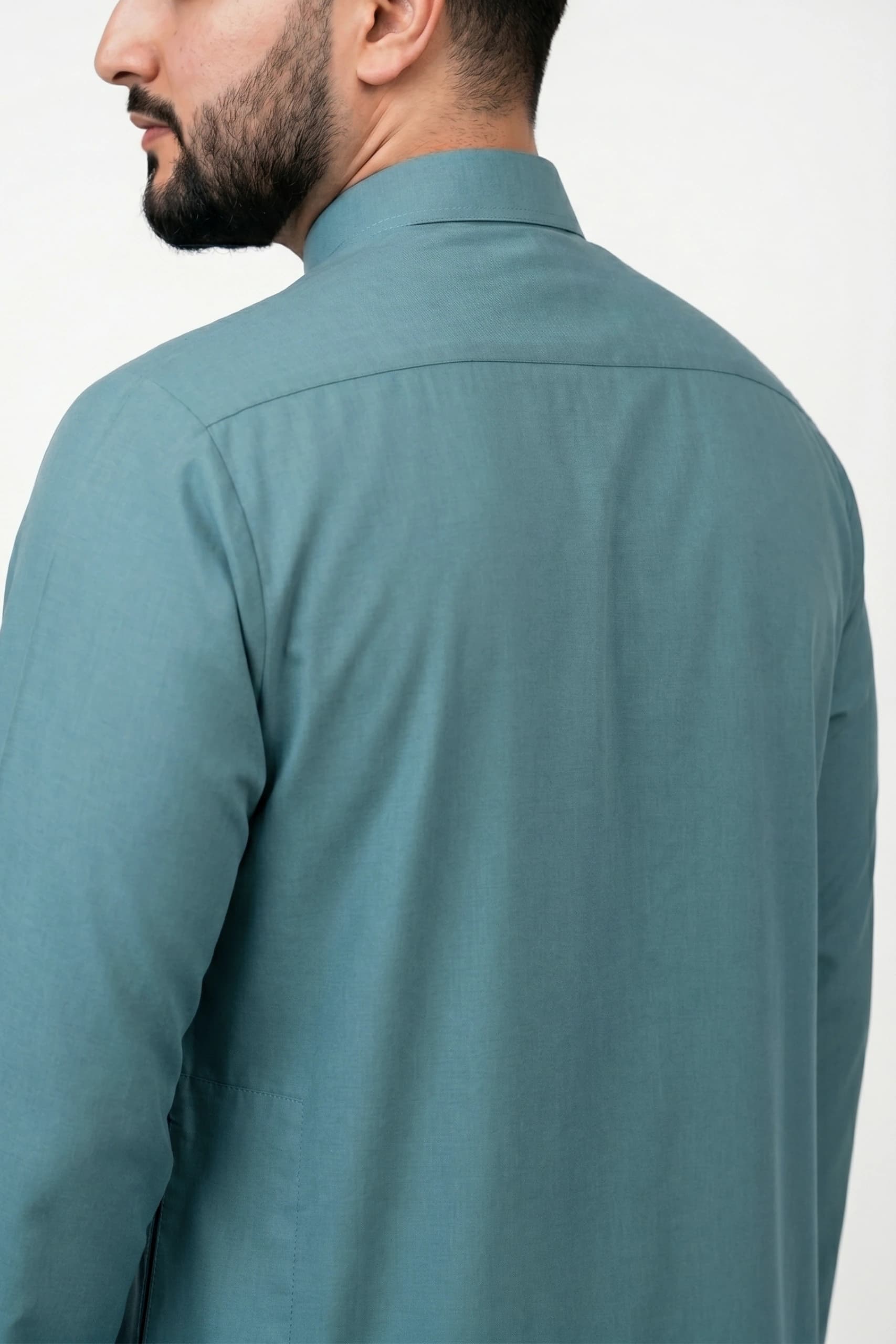 Soft Teal Saudi Thobe