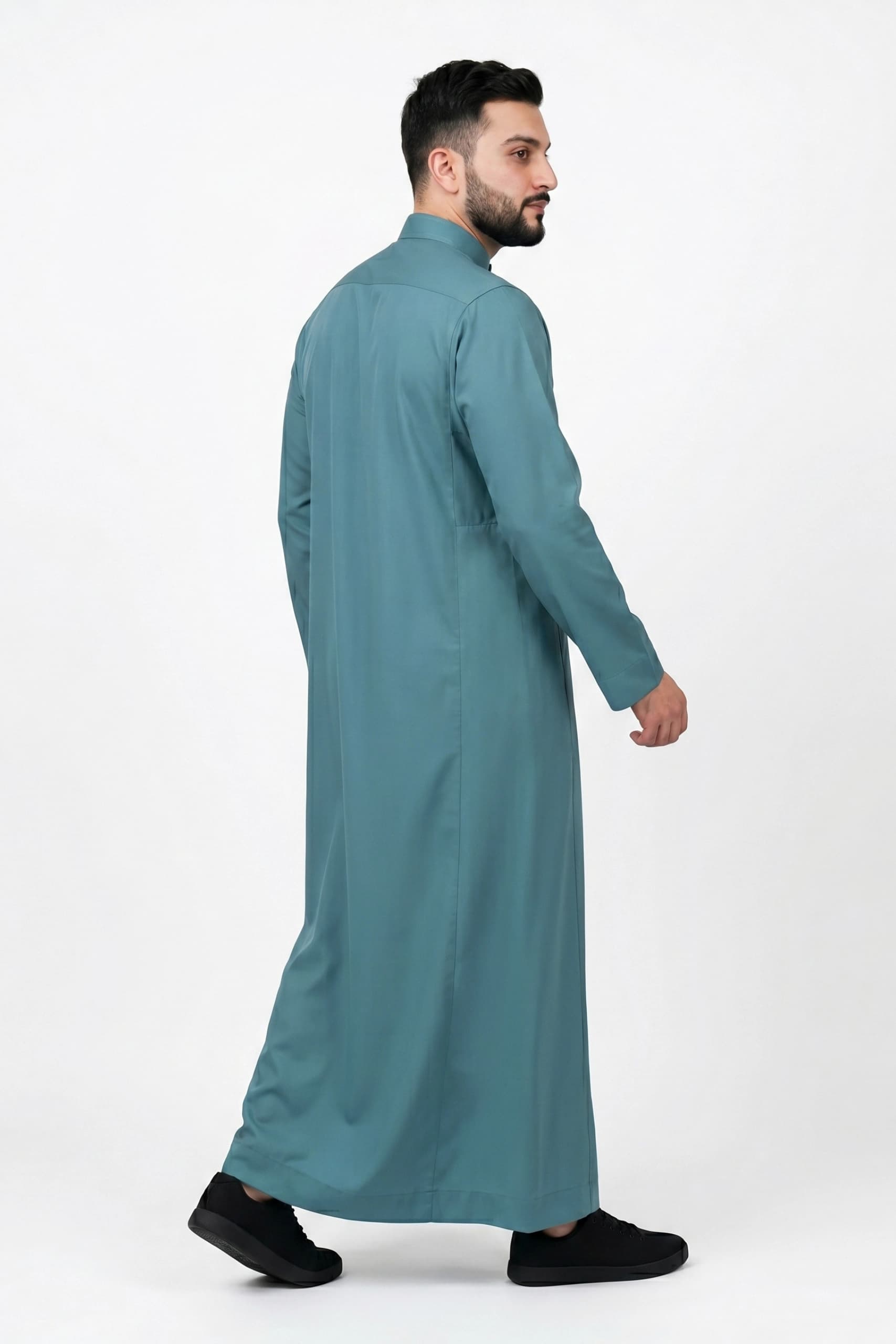 Soft Teal Saudi Thobe