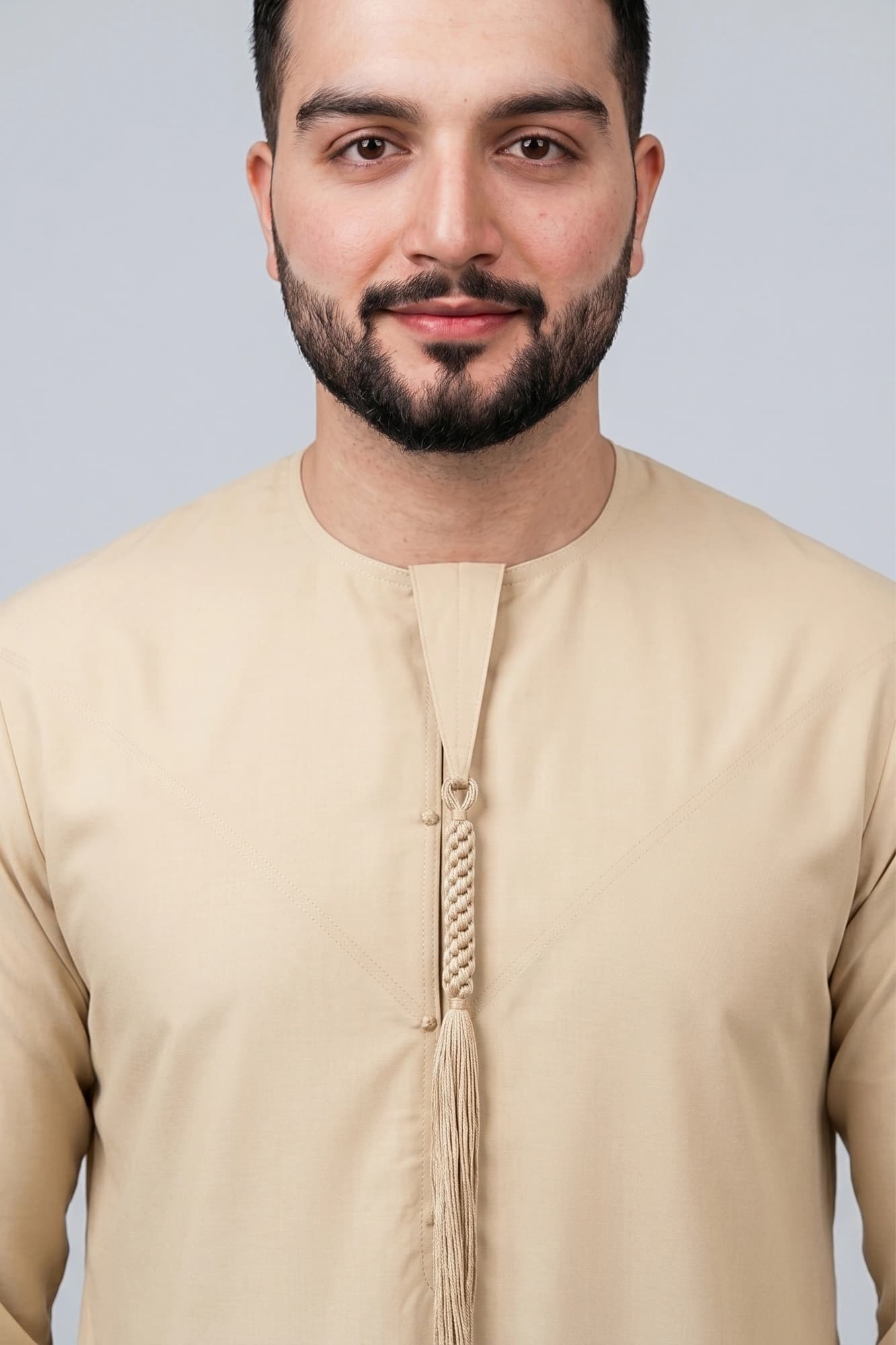 Spring Beige Emirati Thobe – China Wool
