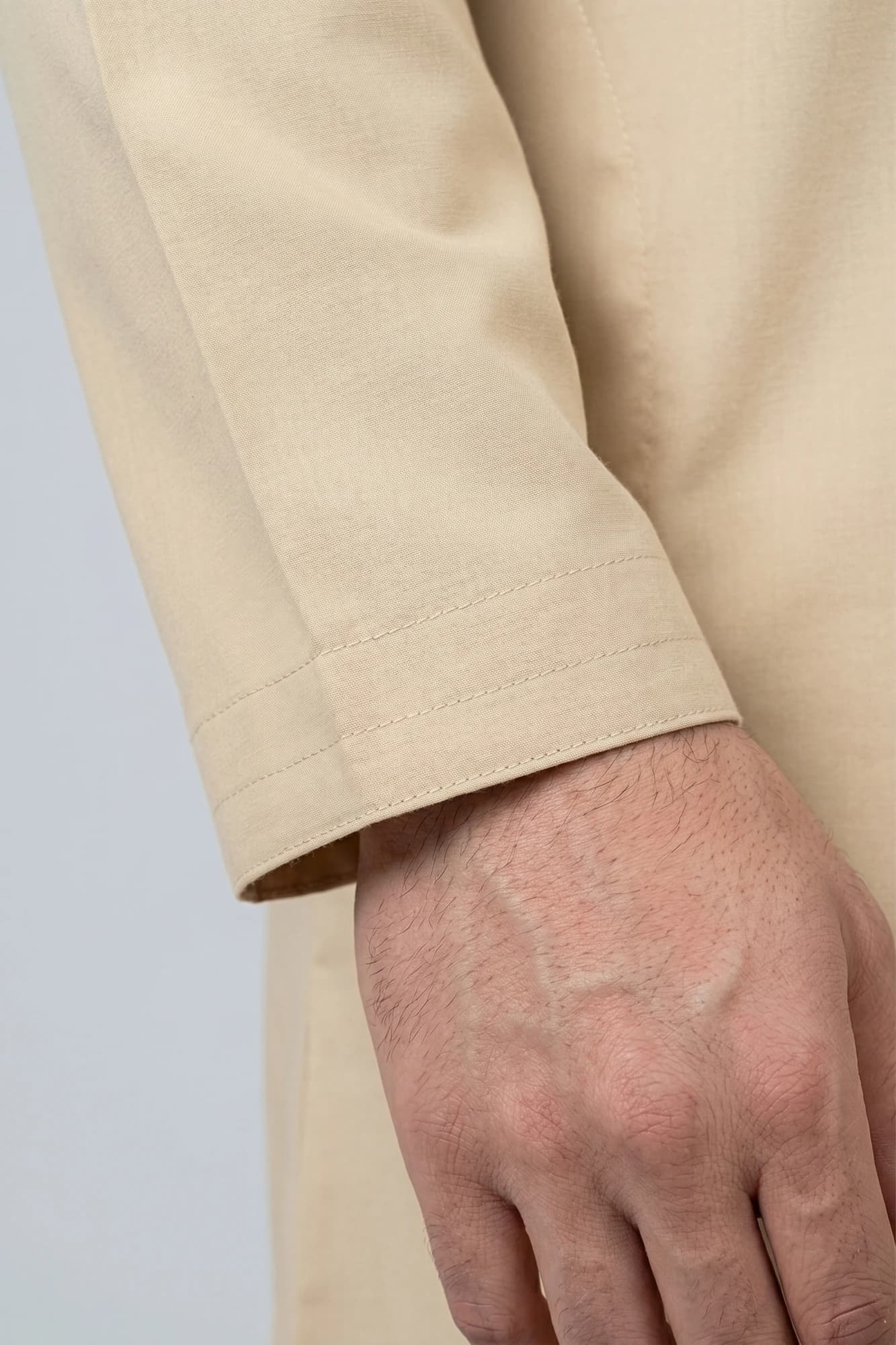 Spring Beige Emirati Thobe – China Wool