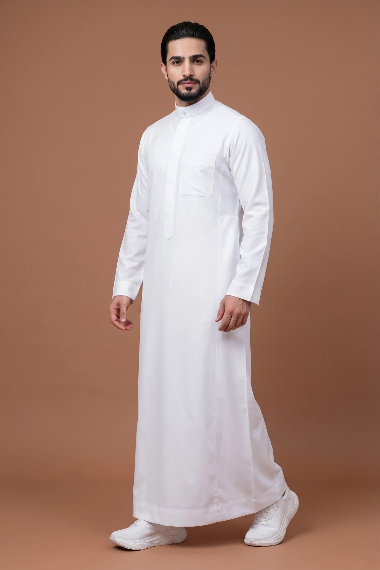 White Kuwaiti Thobe - China Wool
