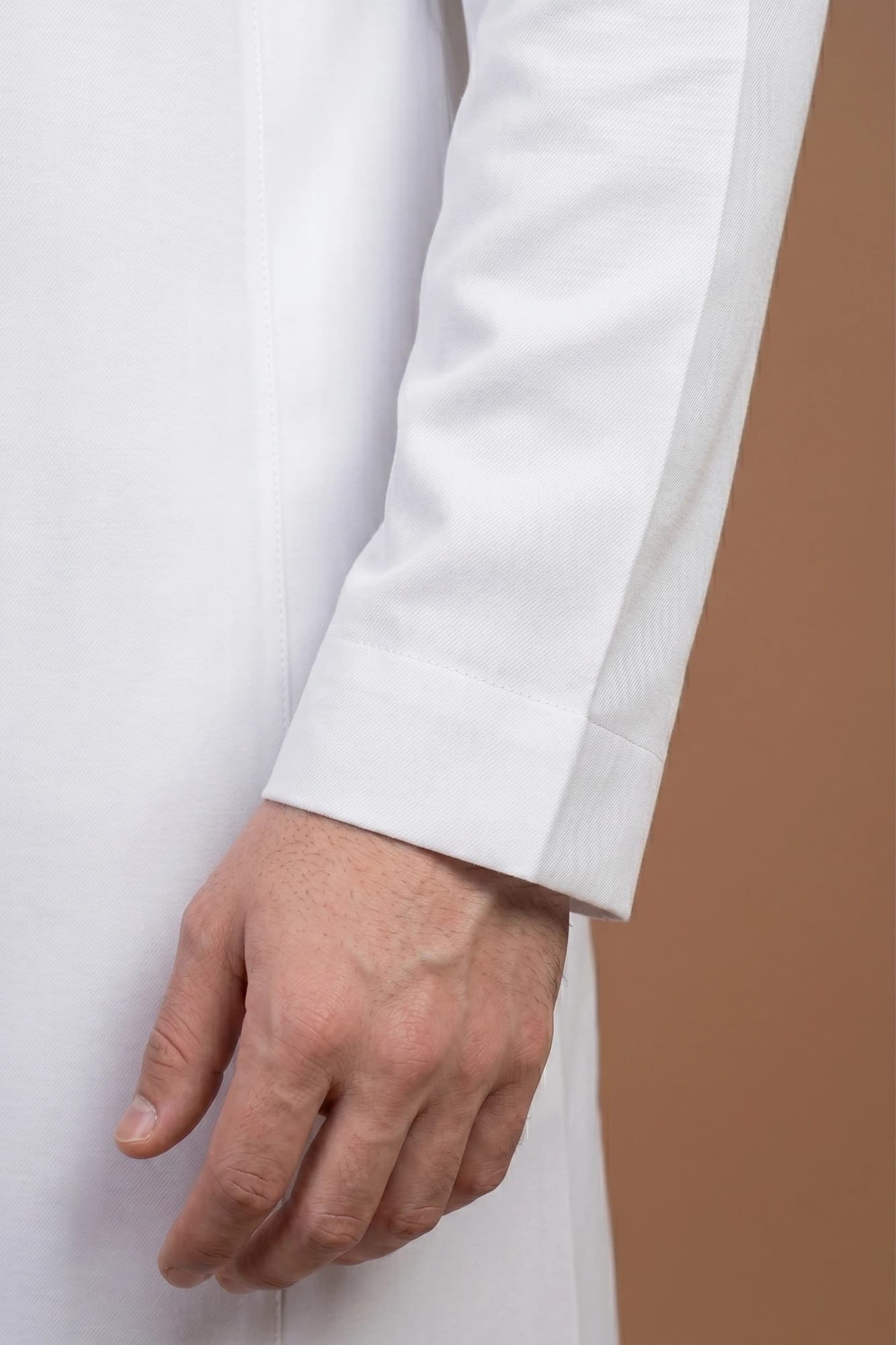 White Saudi Thobe - China Wool