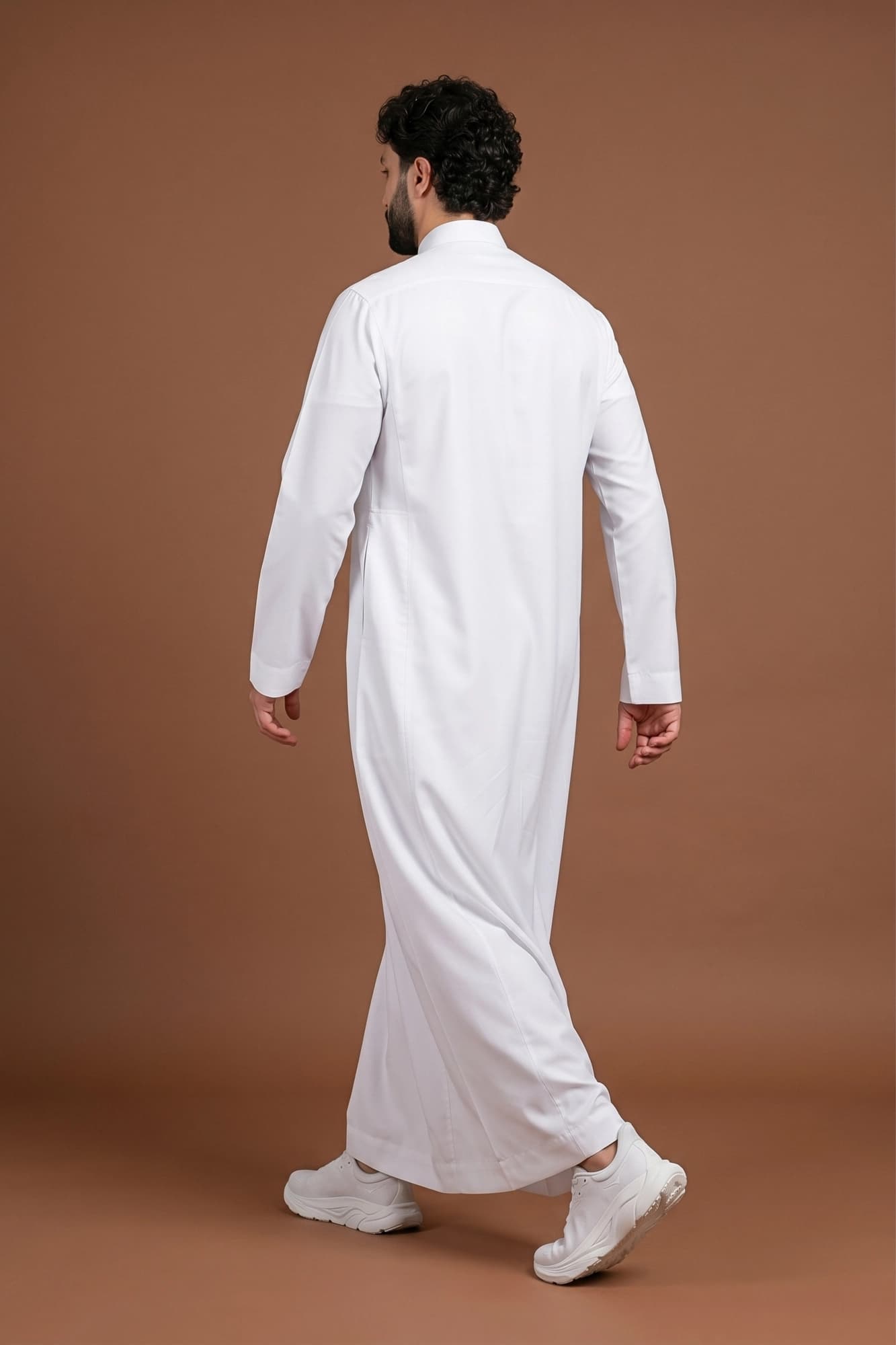 White Saudi Thobe - China Wool