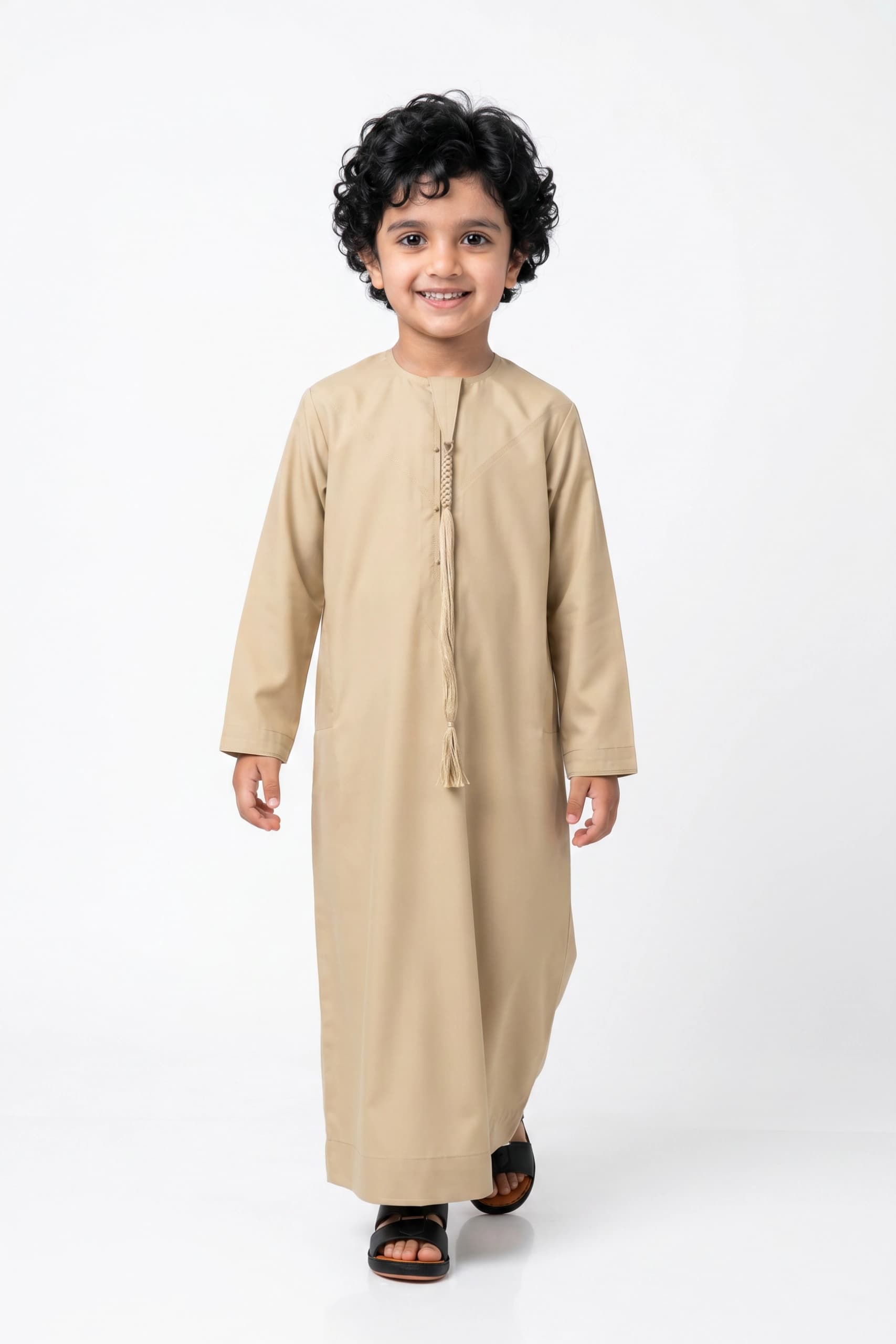 Light Khaki Kids Thobe