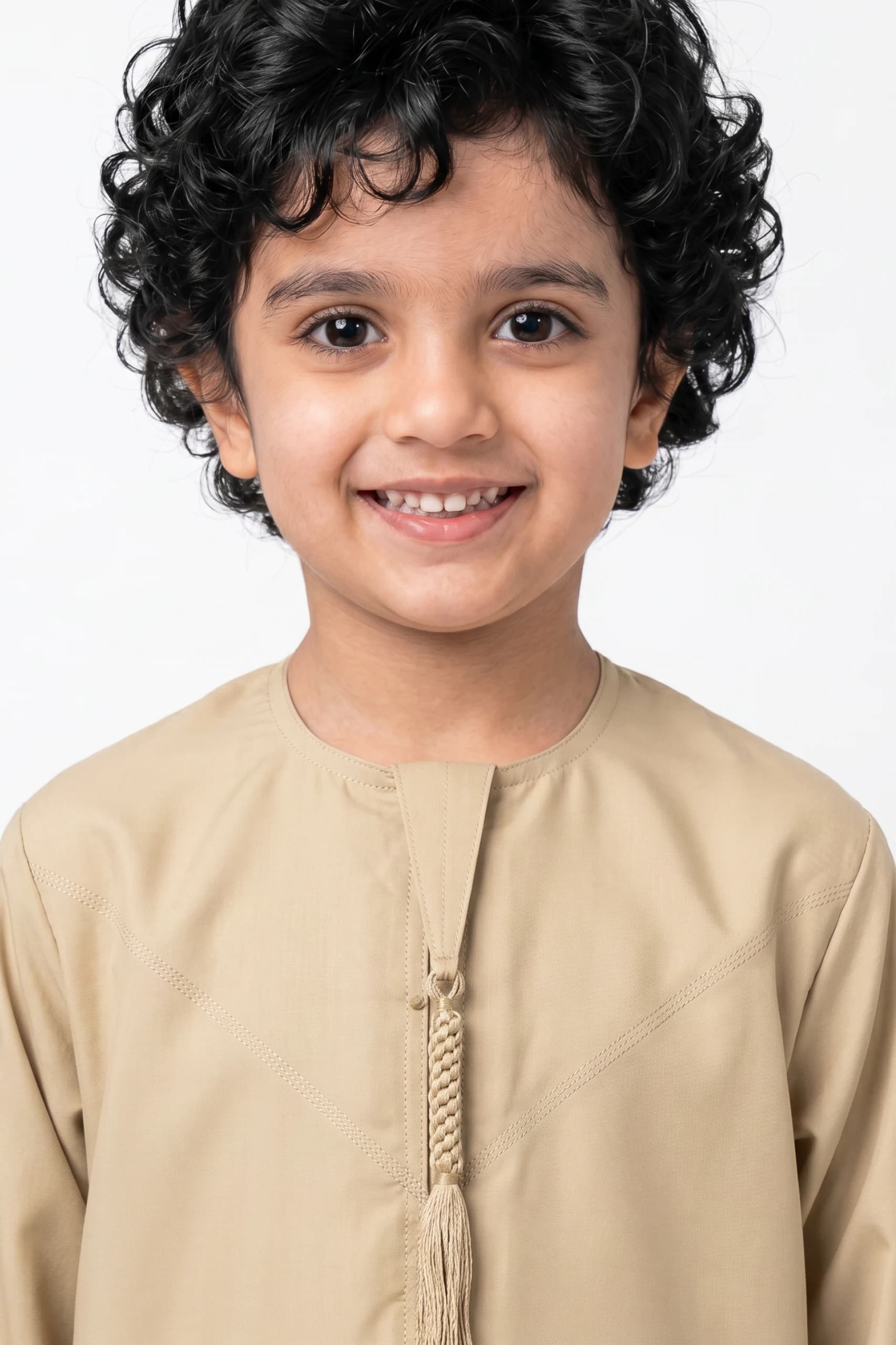 Light Khaki Kids Thobe