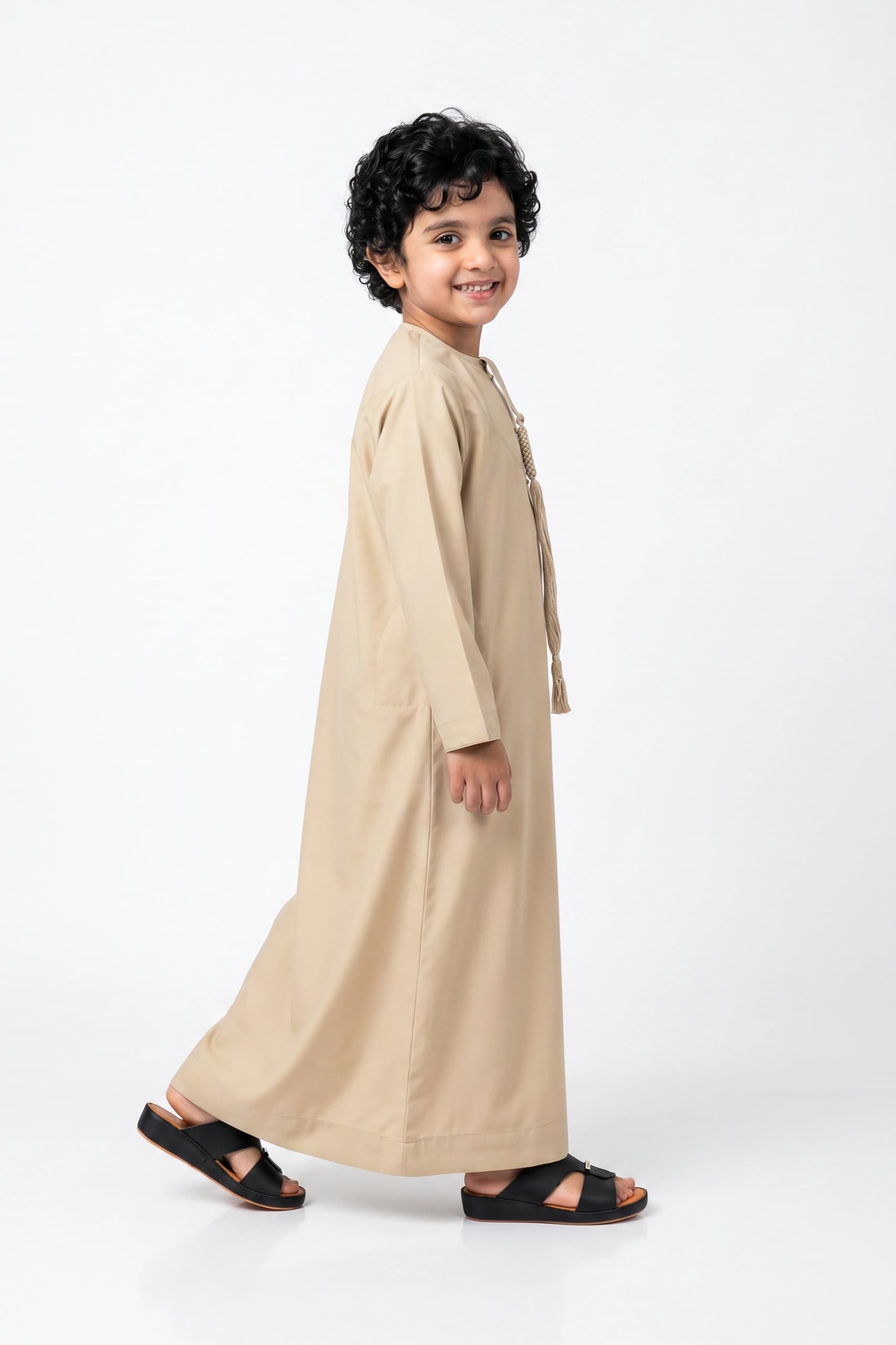 Light Khaki Kids Thobe